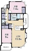 シャン・ド・フルールの間取り画像