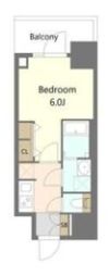 S-RESIDENCE松屋町asenceの間取り画像