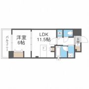 ジューム南船場の間取り画像
