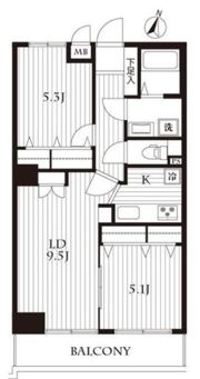 アシェール大通公園の間取り画像