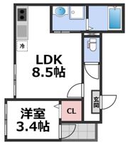 ハーモニーテラス今林の間取り画像