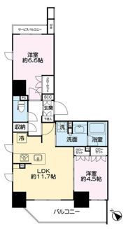 ネベル横浜関内の間取り画像