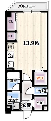 Ciel・D東梅田の間取り画像