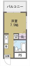 エスポワールドミ藤崎南の間取り画像