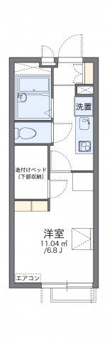 レオパレスポラリスの間取り画像