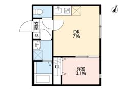 MK Residency(エムケーレジデンシー)の間取り画像