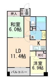 甲南山手ガーデンハウスの間取り画像