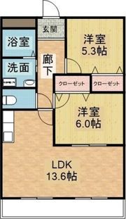 ヒバリハイツの間取り画像