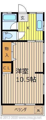 高野コーポの間取り画像