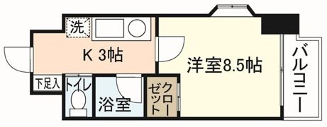 グランディール三篠の間取り画像