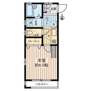 ハイツ中川の間取り画像