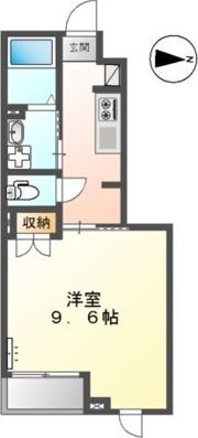 プレジールの間取り画像