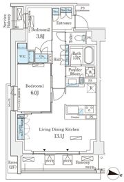 ロイヤルパークス赤羽サウスの間取り画像