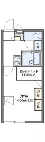 レオパレスルーチェの間取り画像