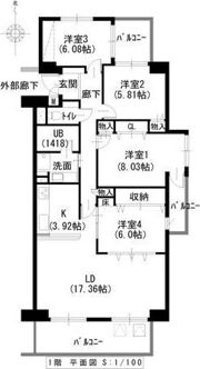 ユーステージ香流伍番館の間取り画像