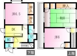 千種区城山新町2丁目のお家の間取り画像