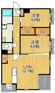 MON665の間取り画像