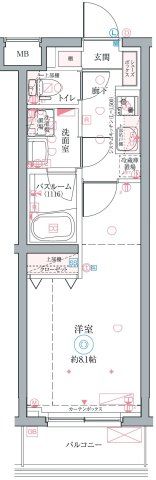 クレヴィスタ成増の間取り画像