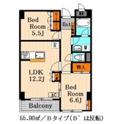 ベルコート船橋の間取り画像