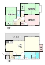 若松町貸家の間取り画像