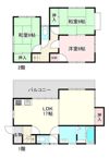 若松町貸家の間取り画像