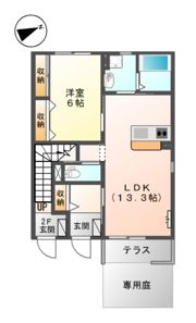 レピナールFの間取り画像