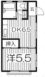 ハイツ梅香の間取り画像