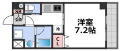 ル・クール今里の間取り画像