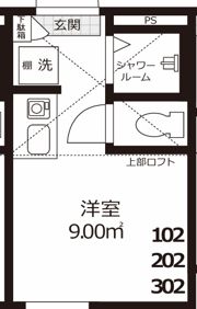 スマイエ北新宿の間取り画像