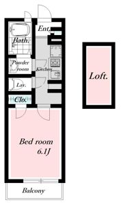 レオネクスト北斗Ⅳの間取り画像