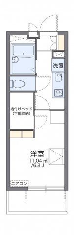 レオパレスアクセス登戸の間取り画像