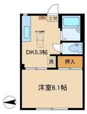 ドムス久我山Aの間取り画像