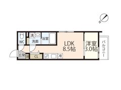 S－MOVE庚午北の間取り画像