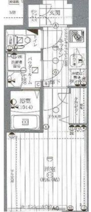 レジュールアッシュ大阪城北の間取り画像