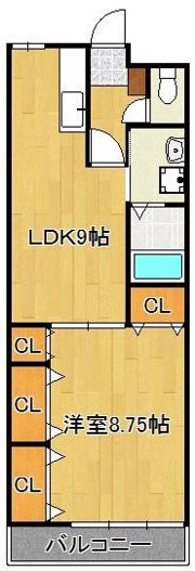 東海マンションの間取り画像