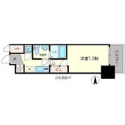 アドバンス心斎橋ラシュレⅡの間取り画像