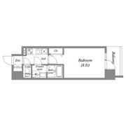 MELDIA CREST NAMBA SOL TERRACEの間取り画像