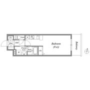 MELDIA CREST NAMBA SOL TERRACEの間取り画像