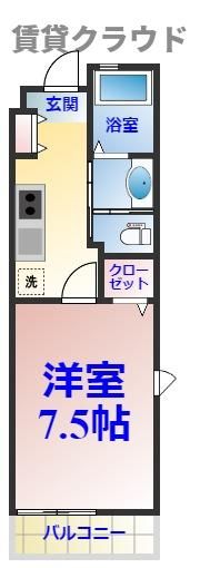 AQUE12の間取り画像