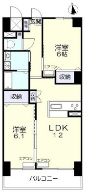福富リングマンションの間取り画像