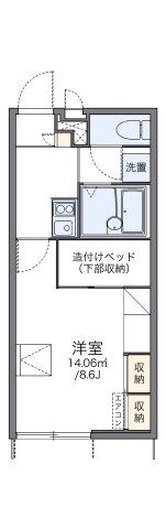 レオパレスサクラⅡの間取り画像