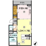 (仮)D-ROOM富浜1丁目の間取り画像