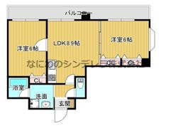 ナニワヒルズの間取り画像