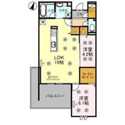 Belleville桜木町の間取り画像