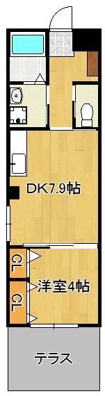 CIEL・BLEU B棟の間取り画像