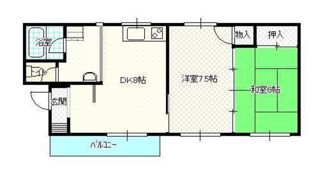 リバーハイツイシダの間取り画像