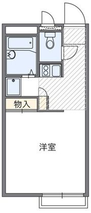 レオパレス方地西の間取り画像