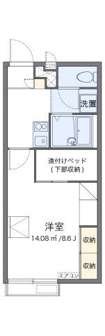 レオパレスヤチヨの間取り画像