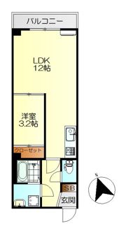 ネクサス広白石の間取り画像