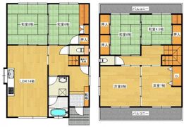 霞戸建の間取り画像